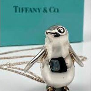 Tiffany & Co. Silver Penguin Necklace